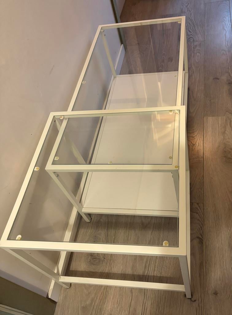 IKEA vittsjö bijzettafel set van 2, Enlèvement, Comme neuf