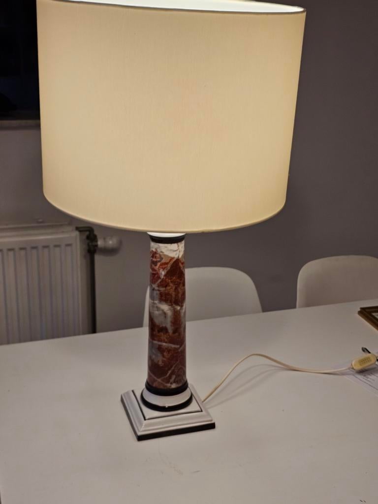 Art deco tafellamp, Ophalen