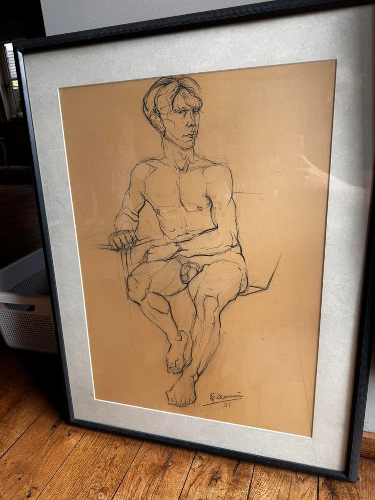 Schilderij 1991 groot, Enlèvement