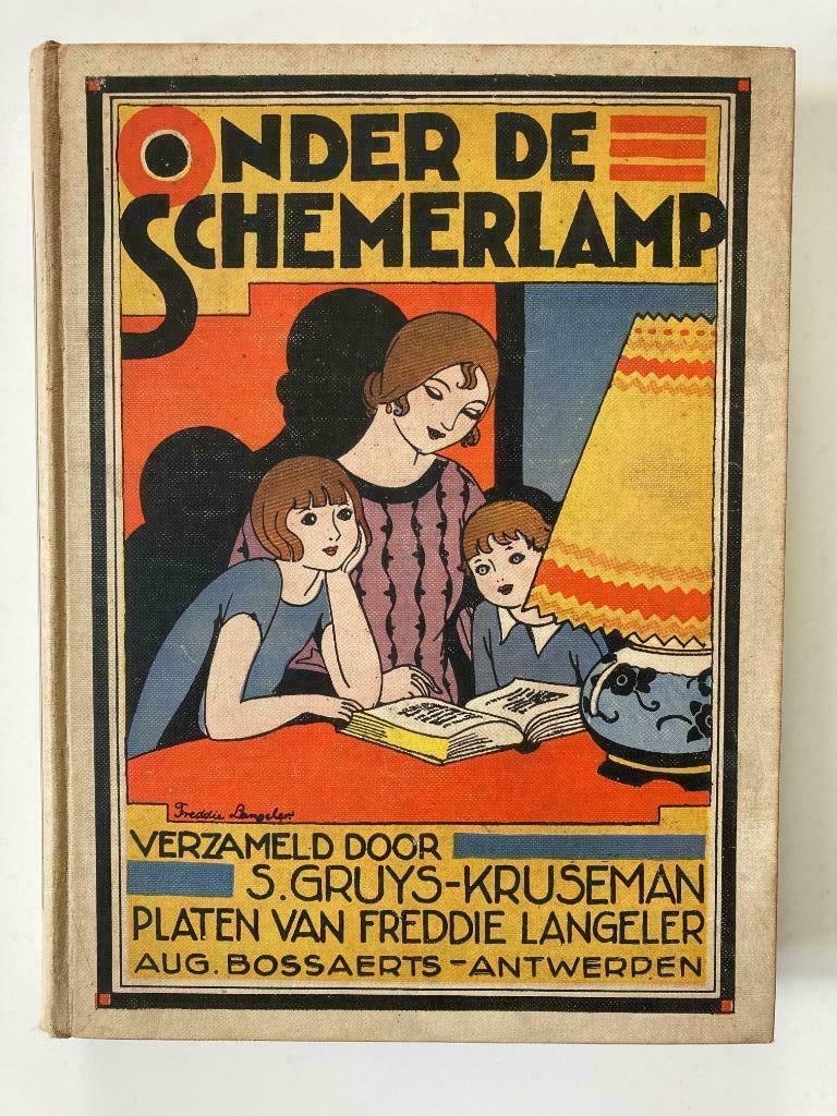 Onder de schemerlamp - S. Gruys-Kruseman, Freddie Langeler, Antiek en Kunst, Ophalen of Verzenden
