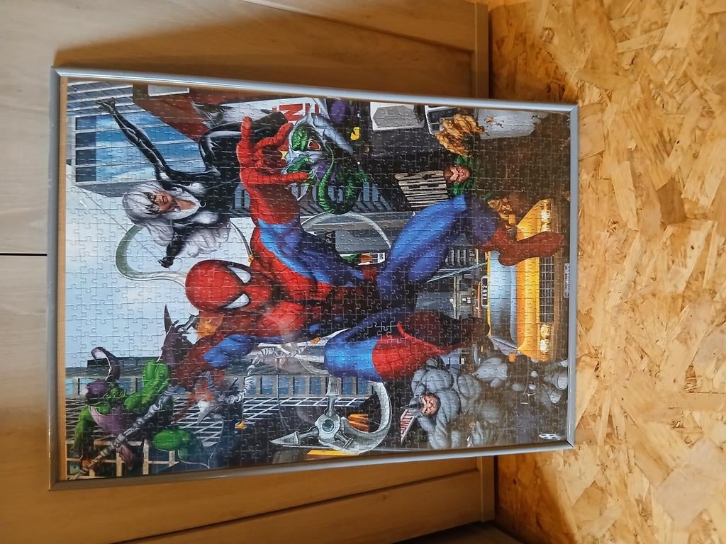Puzzle Spiderman, Ophalen