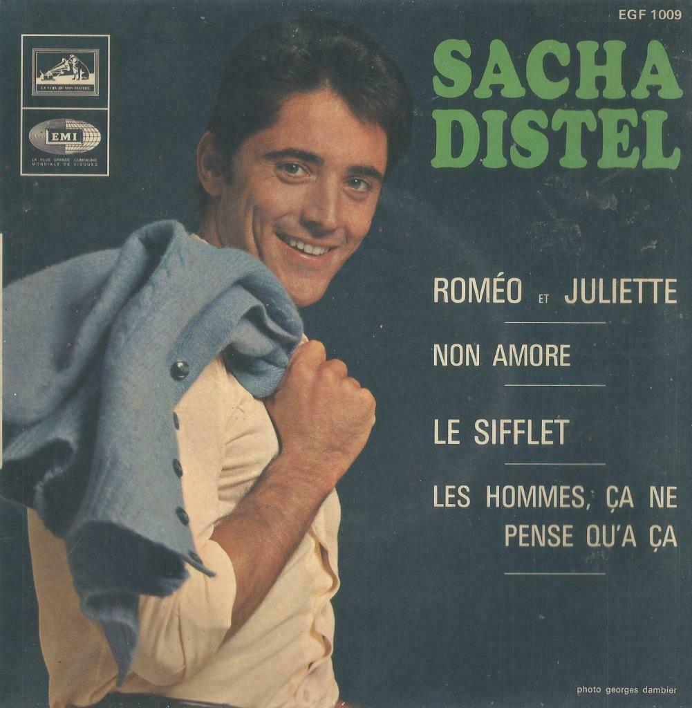 Sacha Distel – Roméo et Juliette / Non amore + 2 – EP, CD & DVD, Vinyles Singles, Utilisé, Pop, Enlèvement ou Envoi