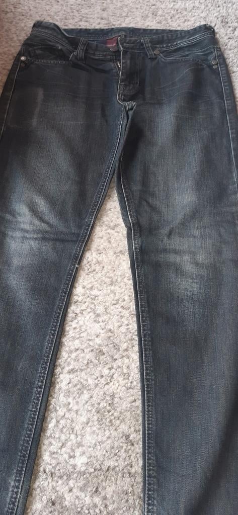 mooie zwart grijze jeans maat 30/32 merk groggy by jbc, Groggy by jbc, Comme neuf, Enlèvement, Autres tailles de jeans