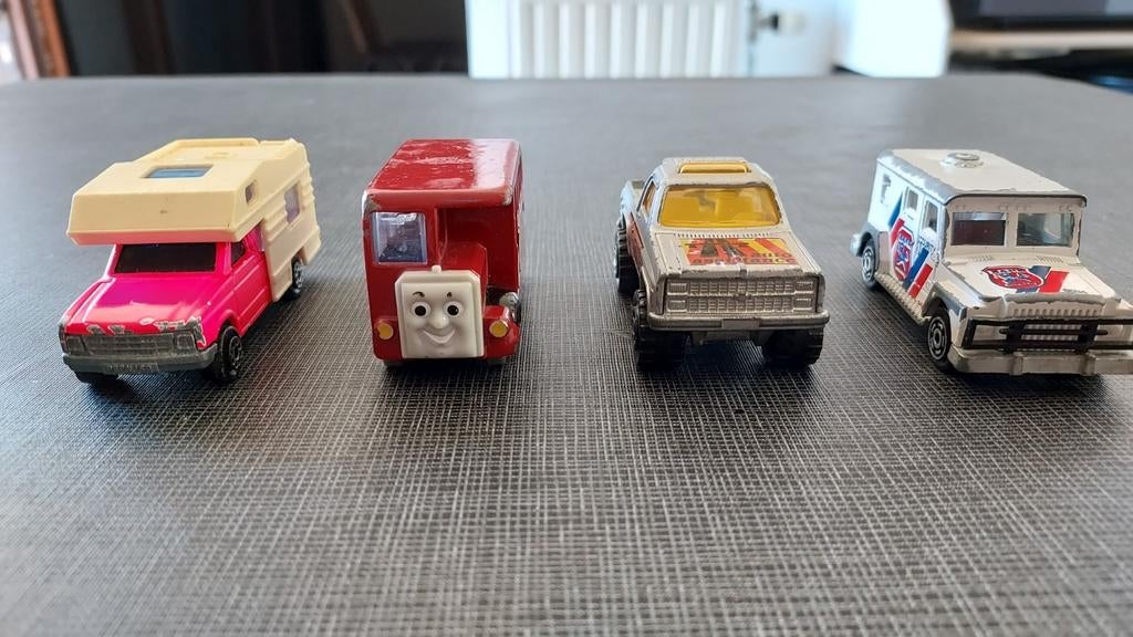 Majorette  bank security,  depanneuse, camping car, Bertie, Hobby en Vrije tijd, Ophalen, Zo goed als nieuw, Majorette