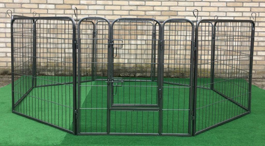 Konijnenren Antraciet Konijn Ren Hok Konijnenhok 60 cm hoog, Dieren en Toebehoren, Ophalen of Verzenden, Nieuw, Ren, Konijn
