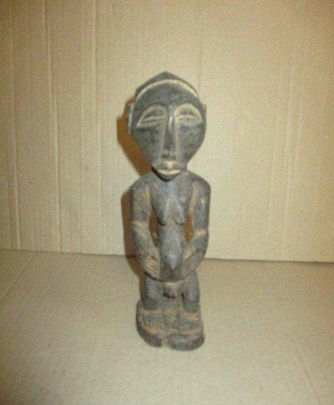 Statue Africaine Femme Luba Hemba Congo 22 cm de Hauteur, Envoi