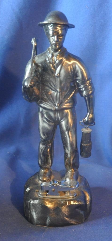 briquet de table gaz mineur de fond régule nickelé, Ophalen of Verzenden, Zo goed als nieuw, Aansteker