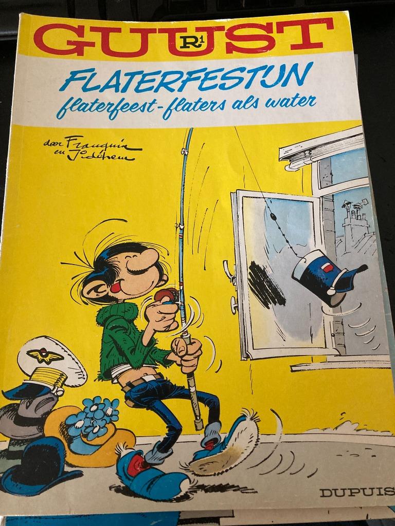 Strips Guust Flater, Meerdere stripboeken, Ophalen of Verzenden, Gelezen, Franquin
