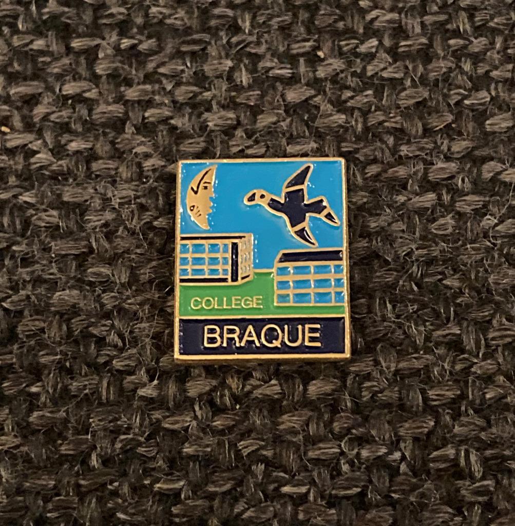 PIN - COLLEGE BRAQUE, Verzenden, Gebruikt, Overige onderwerpen, Speldje of Pin