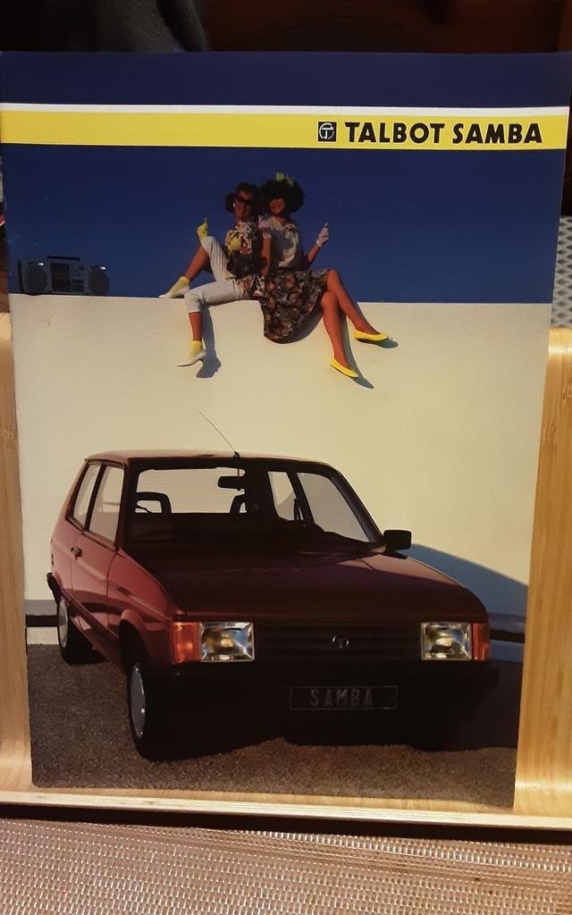 Talbot samba brochure, Ophalen of Verzenden