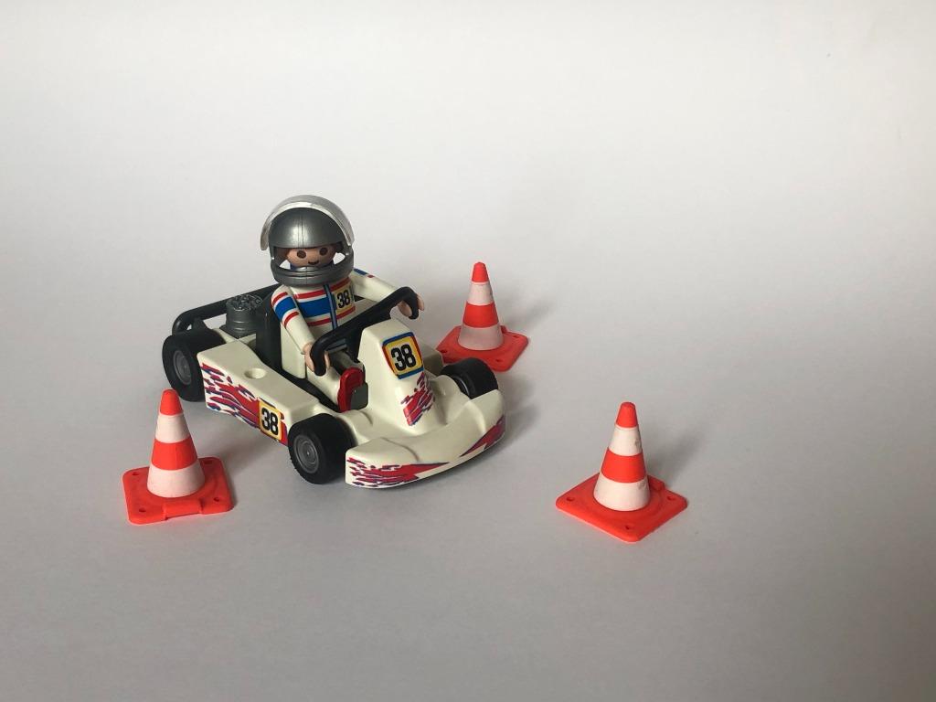 Playmobil 4932: Piloot en gokart, Ophalen of Verzenden, Zo goed als nieuw, Complete set