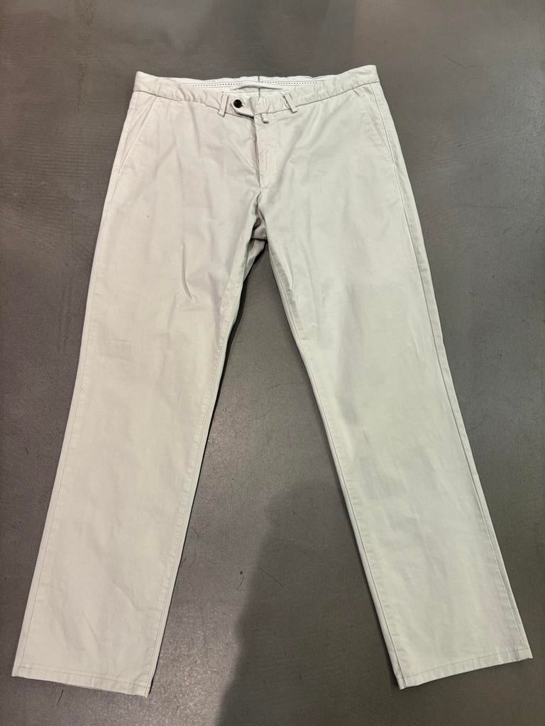 Suitsupply broek ecru Maat 54, Maat 52/54 (L), Beige, Ophalen of Verzenden, Zo goed als nieuw