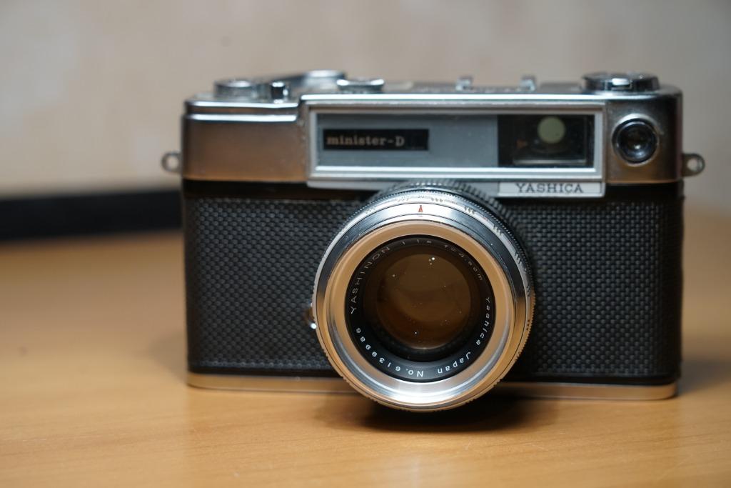 Yashica Minister D rangefinder, Audio, Tv en Foto, Ophalen of Verzenden, Gebruikt, Overige Merken