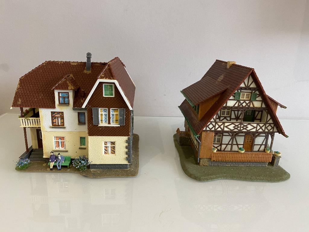 HO huizen in vakwerk (739), Hobby en Vrije tijd, Overige merken, Gebruikt, Gelijkstroom of Wisselstroom, Brug, Tunnel of Gebouw