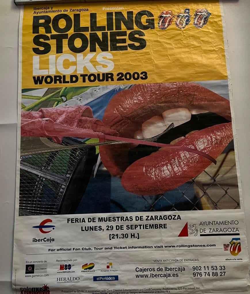 ROLLING STONES LICKS WORLD TOUR 2003, Ophalen, Zo goed als nieuw