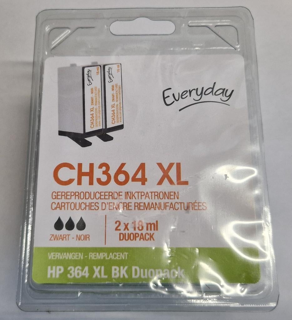 Inktpatronen HP 364 XL Zwart, Ophalen of Verzenden, Nieuw, Cartridge, Huismerk