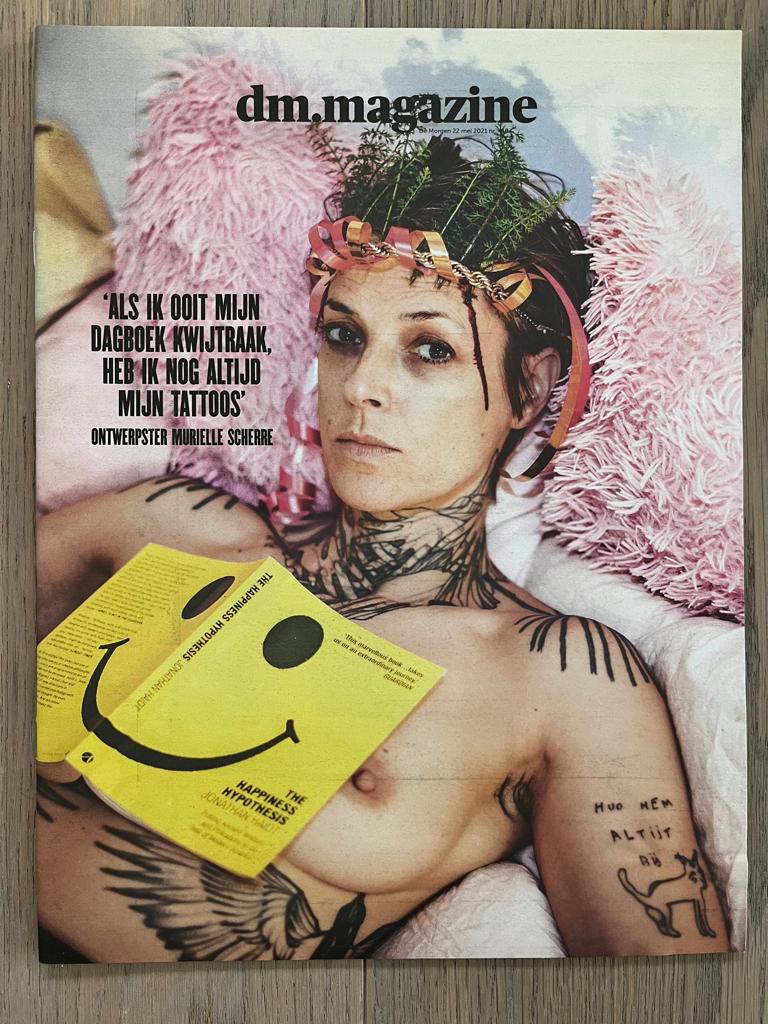 MURIELLE SCHERRE - coverstory DM Magazine * 2021 * NIEUW, Boeken, Tijdschriften en Kranten, Nieuw, Damesbladen, Ophalen of Verzenden