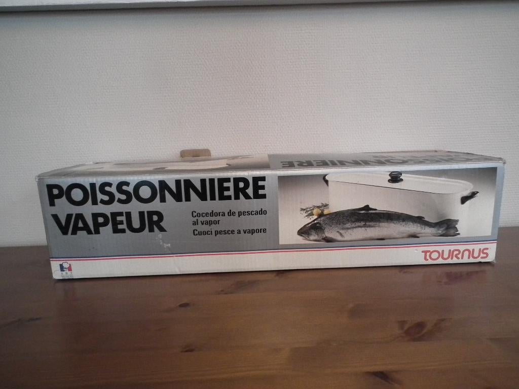 Poissonnière double service (Tournus), Aluminium, Plaque céramique, Utilisé, Casserole ou Cocotte-minute