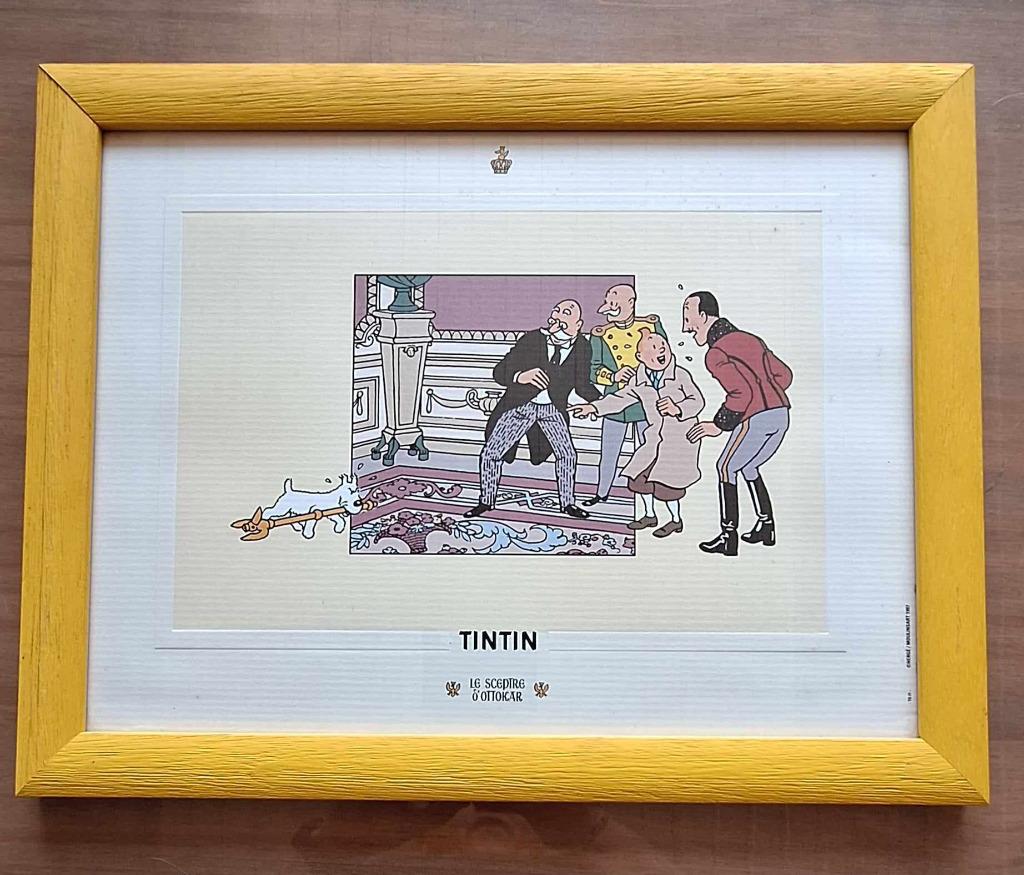 Cadre Tintin de Hergé, Collections, Enlèvement, Tintin, Utilisé, Autres types