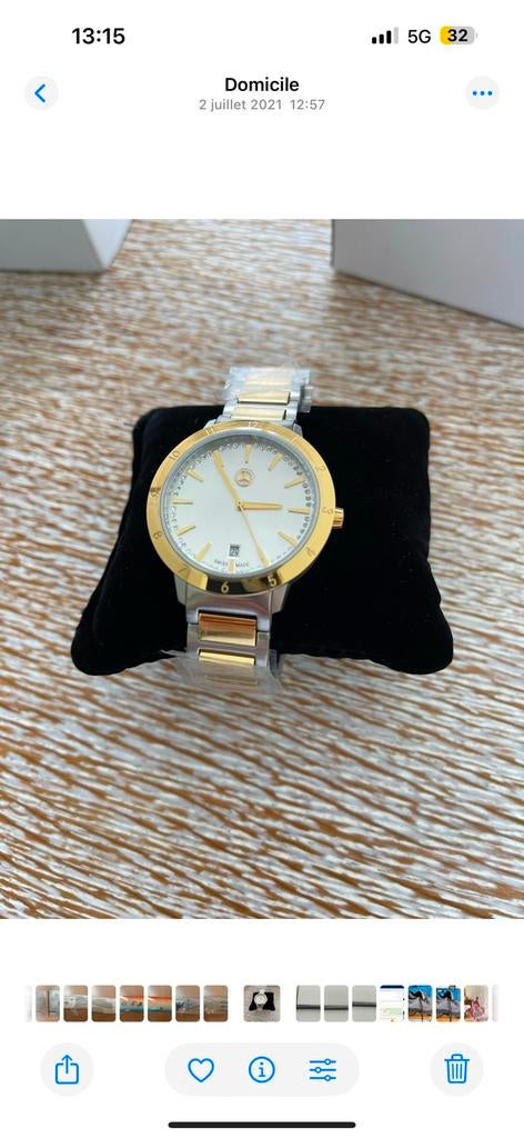 Montre Mercedes femme neuve, Bijoux, Sacs & Beauté, Autres marques, Enlèvement ou Envoi, Acier, Acier