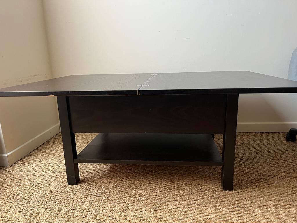 Table basse en deux tailles avec compartiment pour stockage, 50 à 100 cm, Enlèvement, Utilisé, 50 à 100 cm