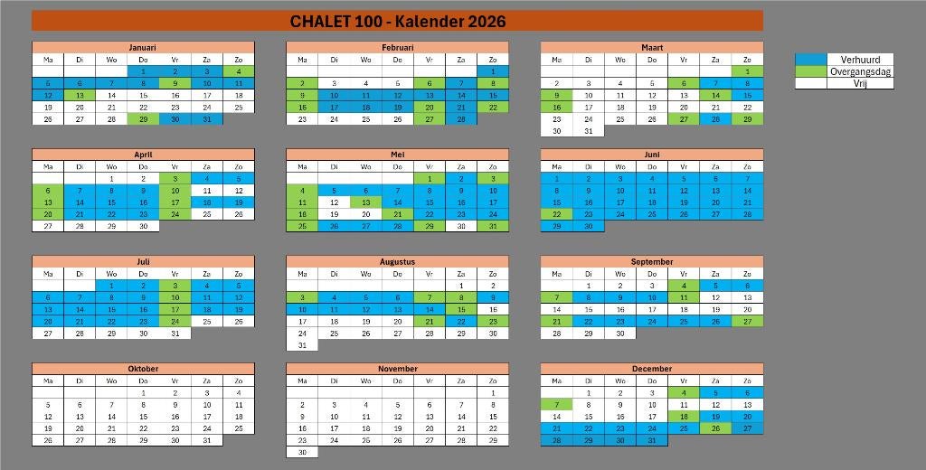 Chalet Ardennen bij La Roche. Vrije periode zie kalender., Jupille Sur Ourthe, En direct du propriétaire, 2 pièces, Autres types