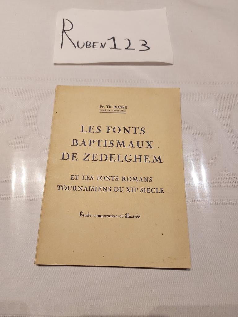 Les fonts baptismaux de Zedelghem, Ophalen of Verzenden, Zo goed als nieuw