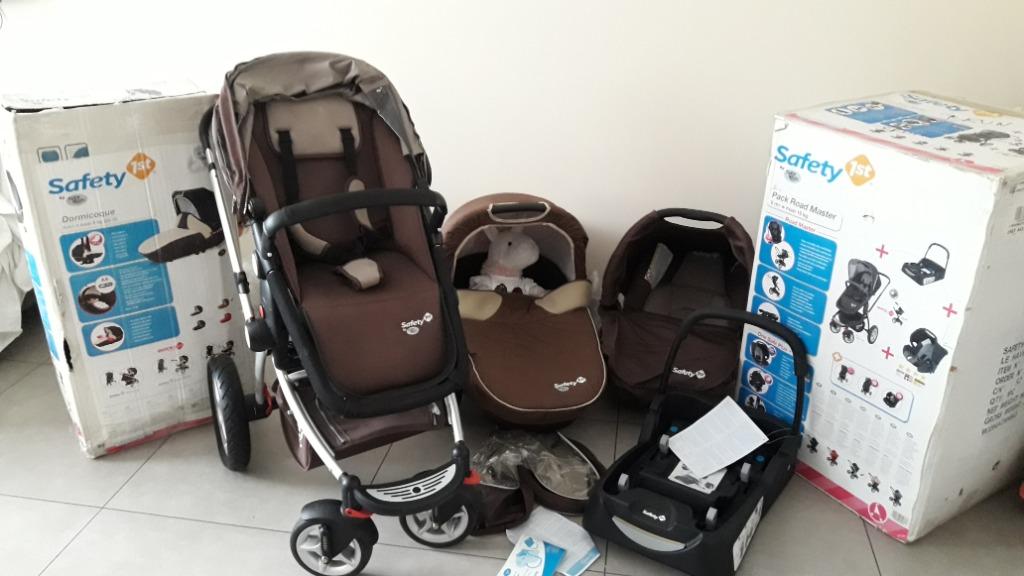 Poussette 3 en 1 Safety, Gebruikt, Luchtbanden, Combiwagen, Ophalen