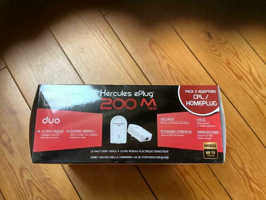 Adaptateur modem Hercule ePlug 200HBp, Comme neuf