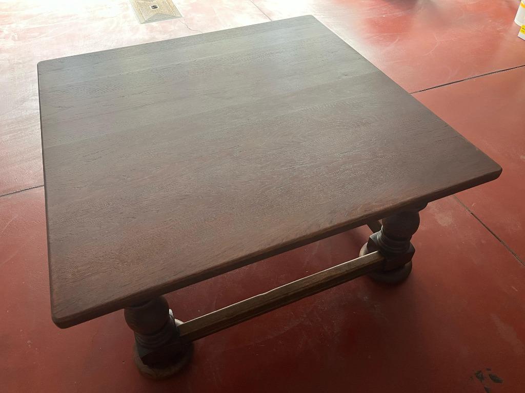 Table de salon en bois massif, Moins de 50 cm, Enlèvement ou Envoi, 50 à 100 cm, 50 à 100 cm