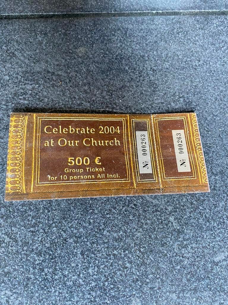 Zillion ticket 2004, Ophalen of Verzenden, Zo goed als nieuw