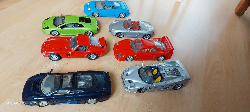 Voitures miniatures 1:18 chacune à vendre/prix par pièce, Enlèvement ou Envoi, Utilisé, Voiture, Burago