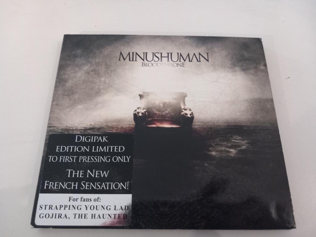 CD Minushuman Bloodthrone Thrash Death Metal Hard Rock, Cd's en Dvd's, Ophalen of Verzenden, Zo goed als nieuw