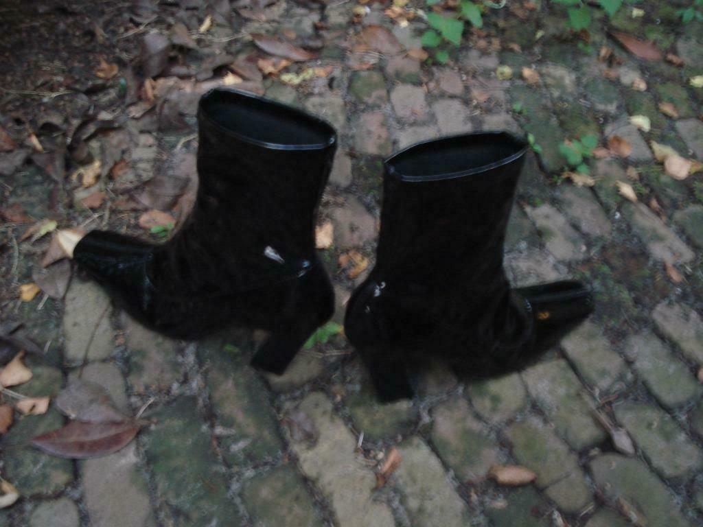 Livraison gratuite nouvelles bottes à talons blocs de fête e, Neuf, Vintage, Boots et Botinnes, Noir