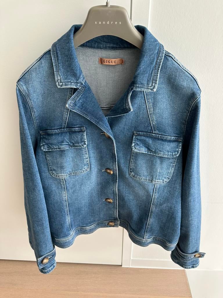 Nieuwe jeansvest gigue, Kleding | Dames, Gigue, Blauw, Maat 42/44 (L), Nieuw
