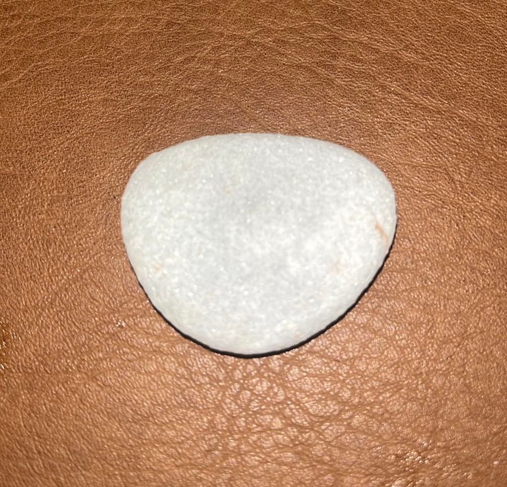 Witte Zandsteen (Greywacke variant) - 18gram - 39mmx32mmx9mm, Ophalen of Verzenden, Mineraal