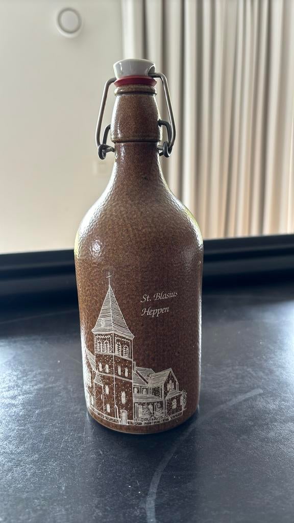 Heppense bruine fles retro, Ophalen of Verzenden, Zo goed als nieuw