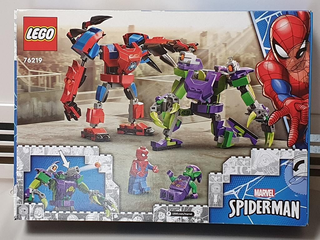 LEGO 76219 Spider-Man & Green Goblin mechagevecht, Ophalen, Nieuw, Lego
