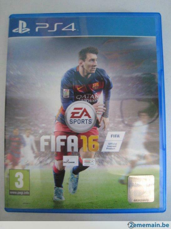 jeu Fifa 16 ps4, Consoles de jeu & Jeux vidéo, Envoi, Utilisé, Sport, À partir de 3 ans