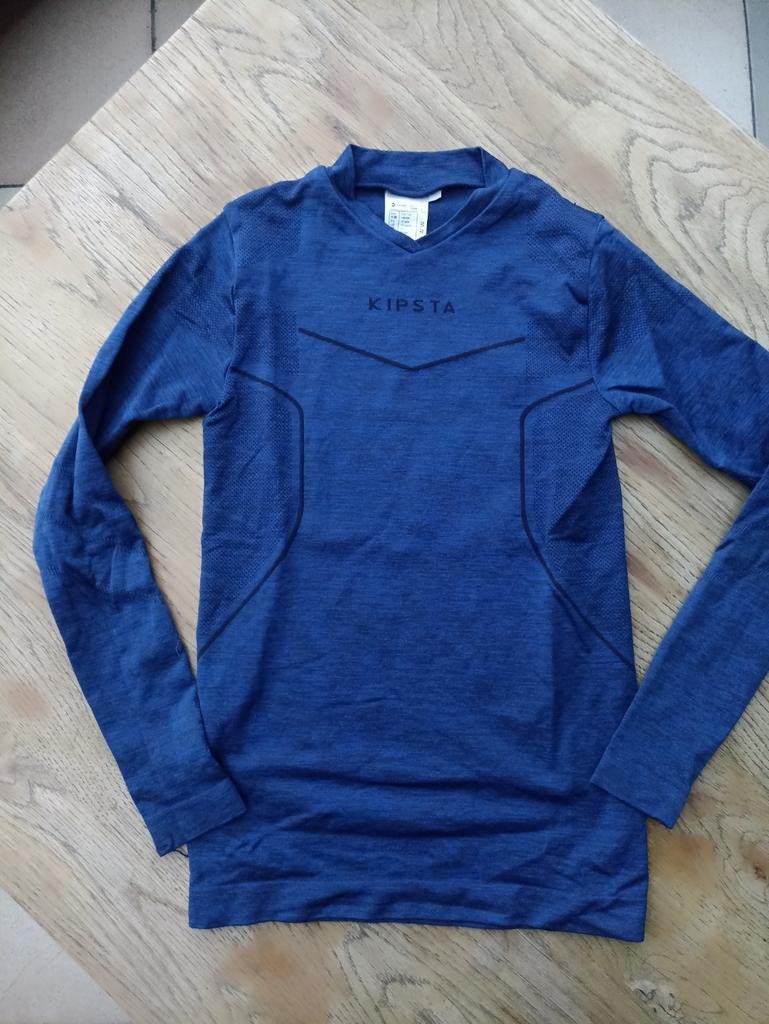 T-shirt bleu Kipsta taille 10 ans, Ophalen of Verzenden, Zo goed als nieuw, Kipsta, Jongen