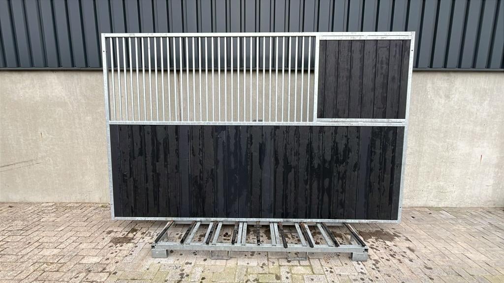 Tussenwand boven tralies | 3500 x 2200 mm. | B-Keuze, Pâturage, 4 chevaux ou poneys ou plus