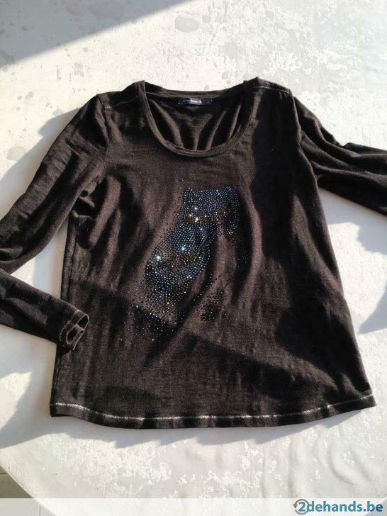 Riverwoods  T shirt Zwart lange mouwen maat XS, Ophalen of Verzenden, Gedragen, Maat 34 (XS) of kleiner, Zwart