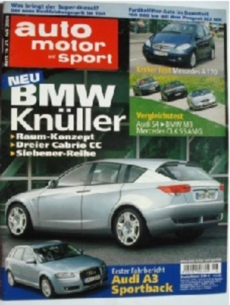 Auto Motor und Sport 16-2004 Audi S4/BMW M3/Mercedes-Benz CL, Envoi, Comme neuf, Général