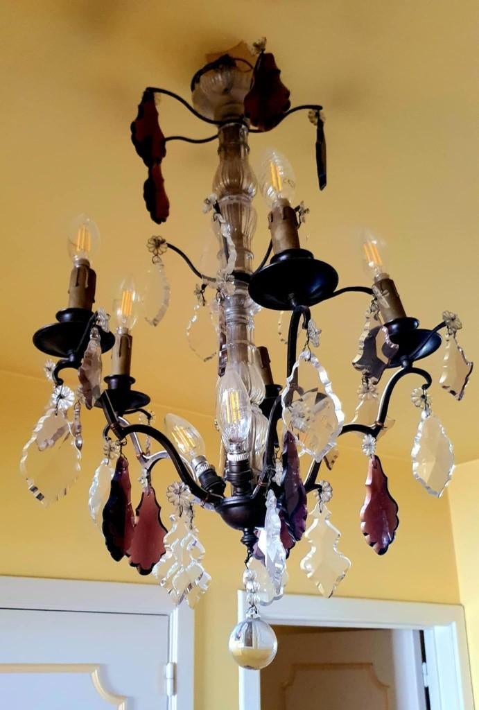 Lustre ancien en Cristal, Enlèvement