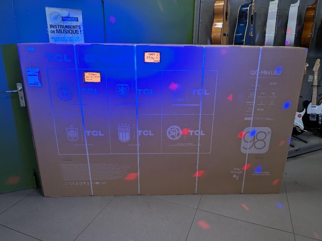 Télévision Smart TV TCL 98" - 98C61K, Neuf, Autres marques, LCD, 120 Hz