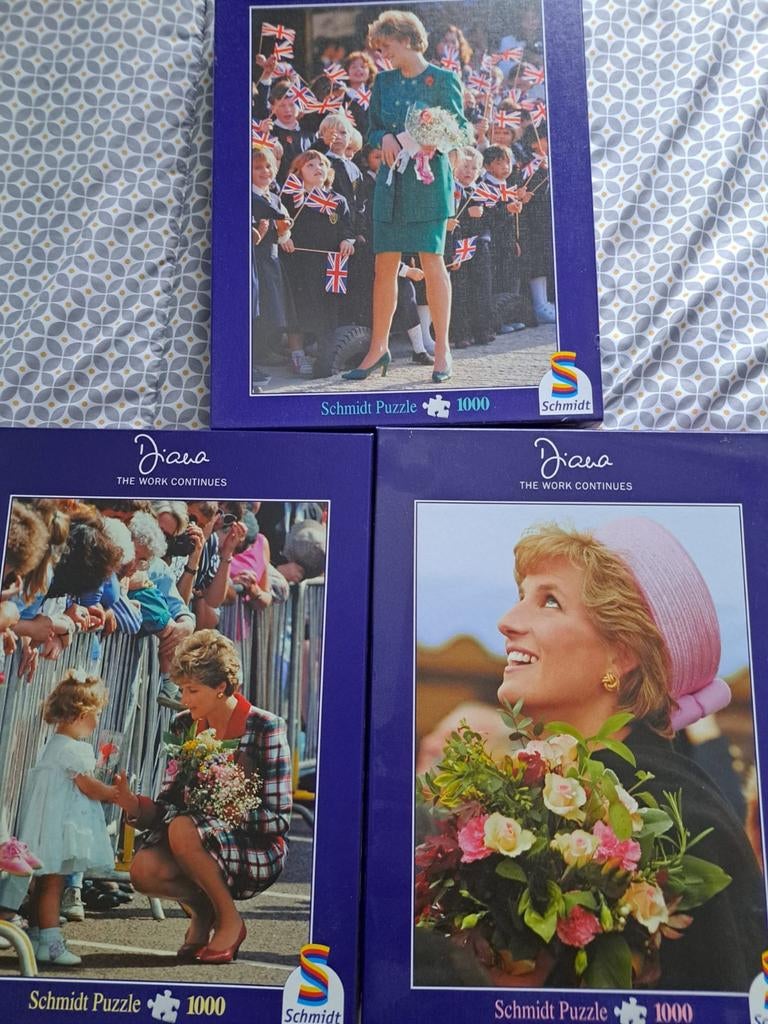 puzzels prinses Diana, Ophalen