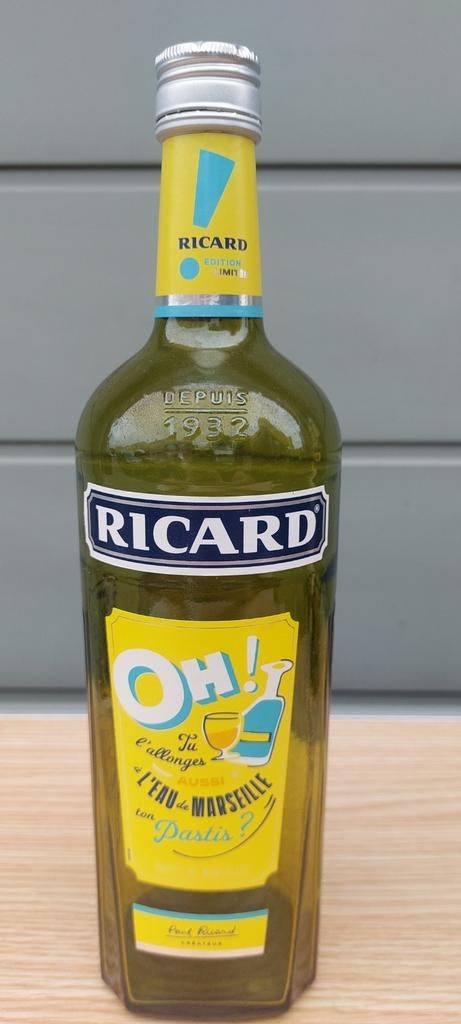 Fles uit de Ricard-collectie, Verzamelen, Ophalen of Verzenden, Zo goed als nieuw