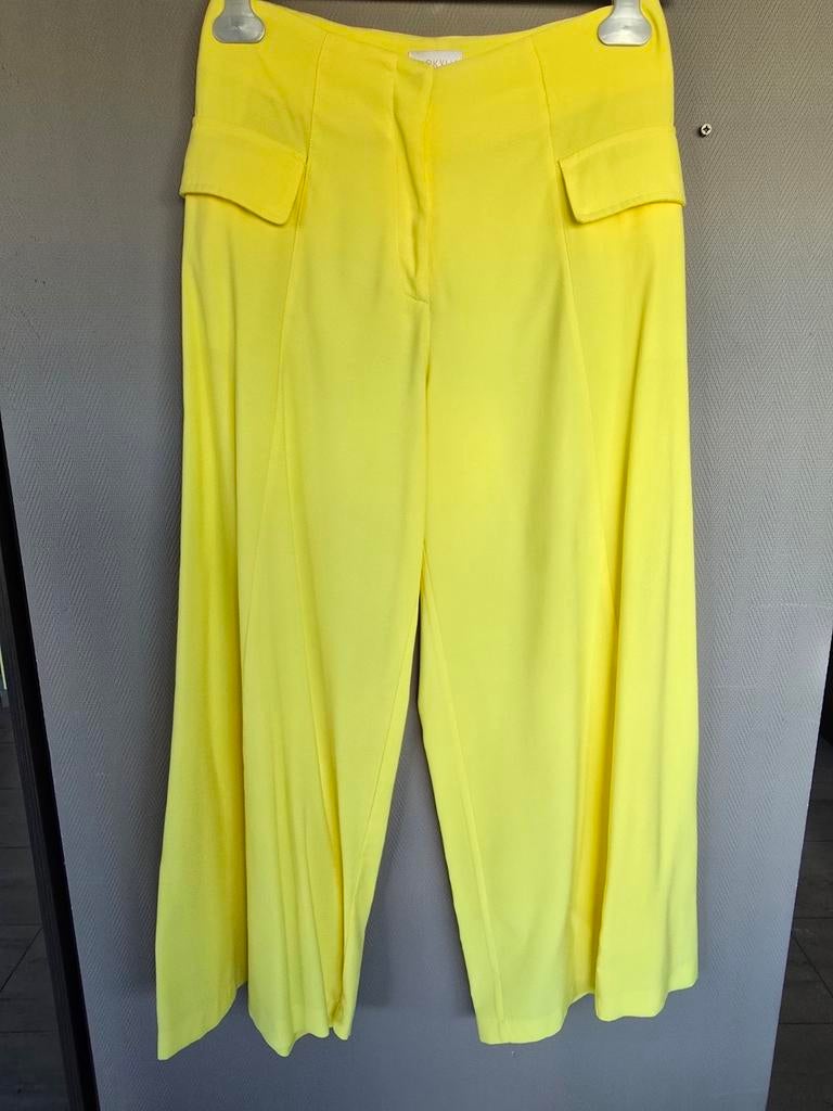 Nieuwe wijde broek Luckylu maat 38  (42 Italiaanse maat), Kleding | Dames, Maat 38/40 (M), Geel, Nieuw, Ophalen of Verzenden