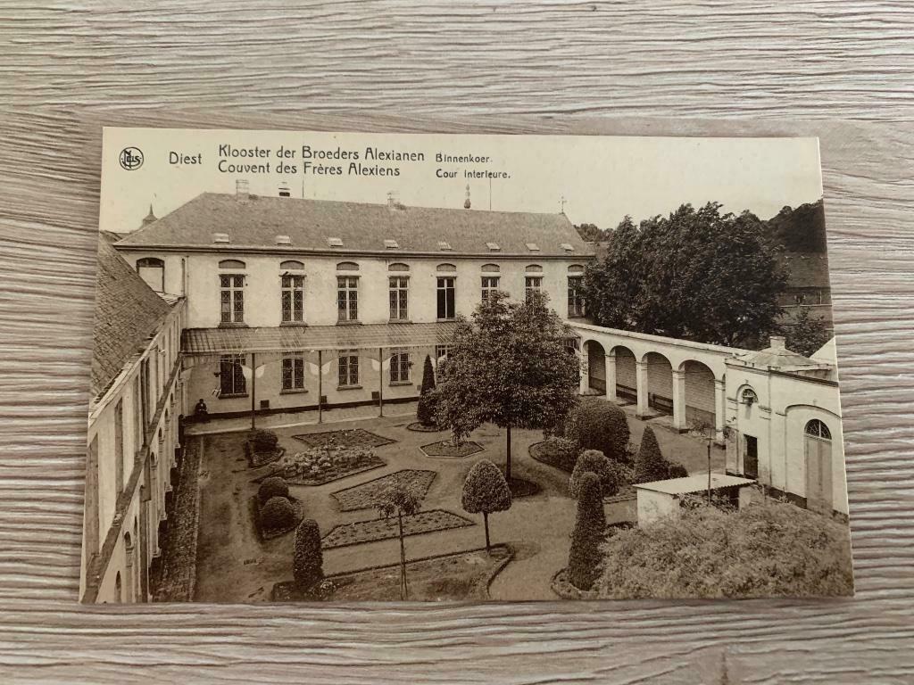 Oude Postkaart Diest - 'Klooster der Broeders Alexianen', Verzamelen, Ophalen, Vlaams-Brabant