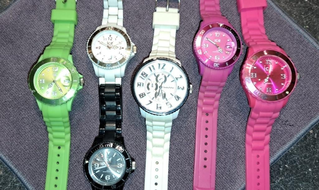 Lot de 6 montres analogiques, Montre-bracelet, Autres marques, Utilisé, Autres matériaux